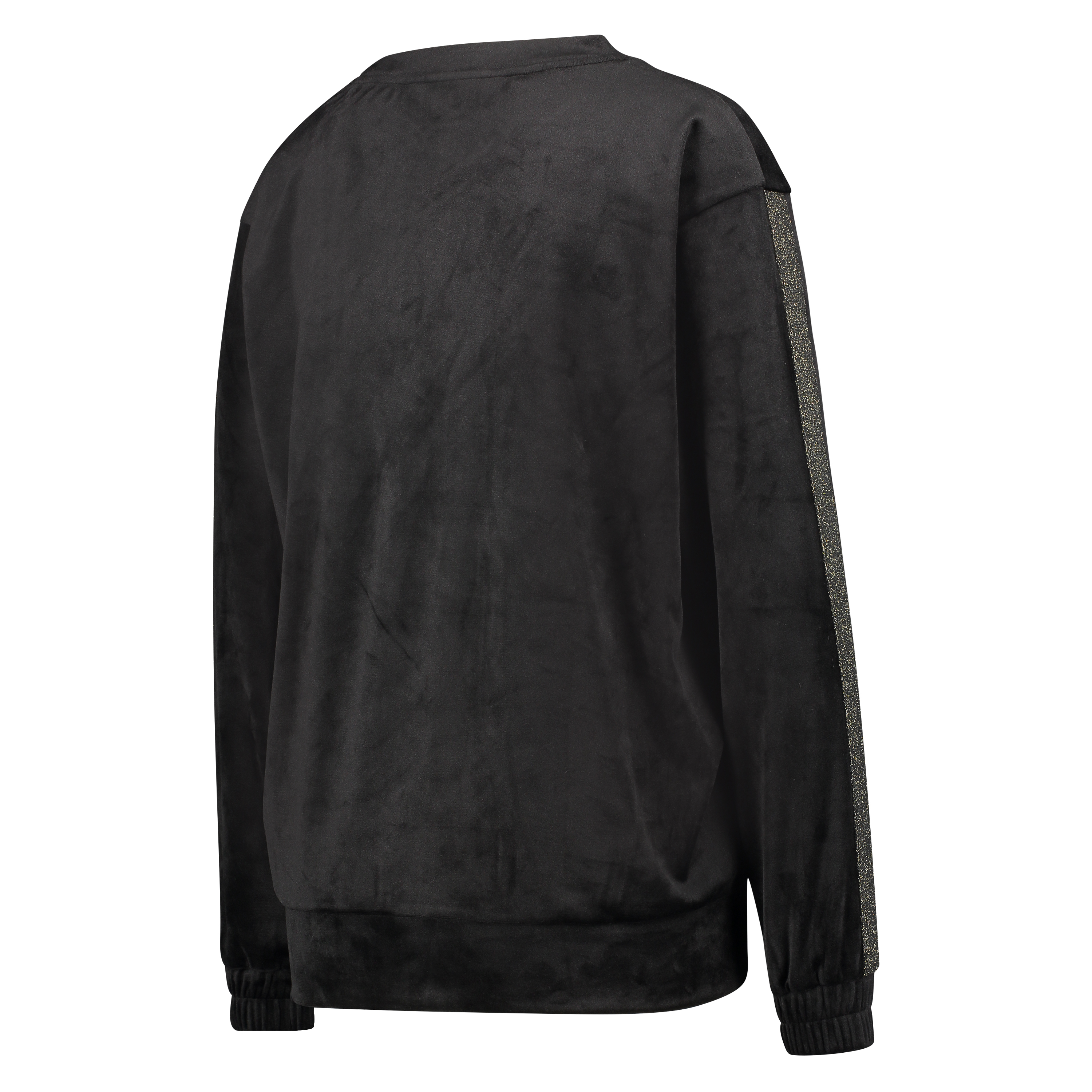 Velvet shimmer topp, Svart, main