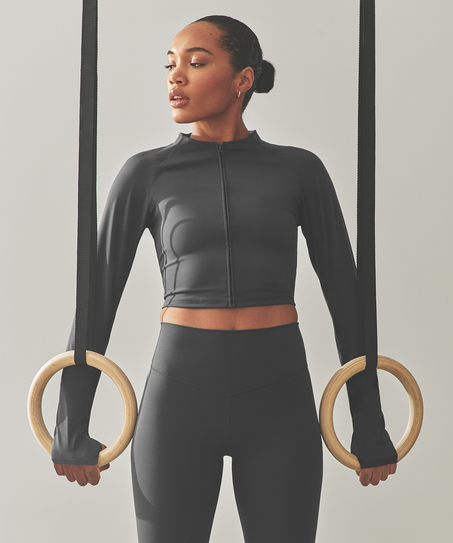 HKMX sportsjakke, Grå