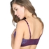 Padded longline push-up bra Bijoux, Lilla