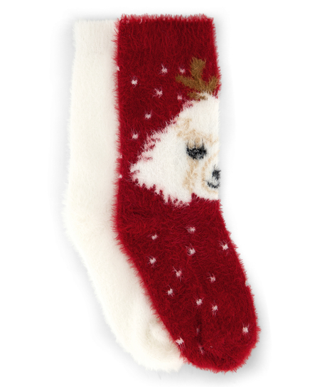 2 par kosesokker, Rød