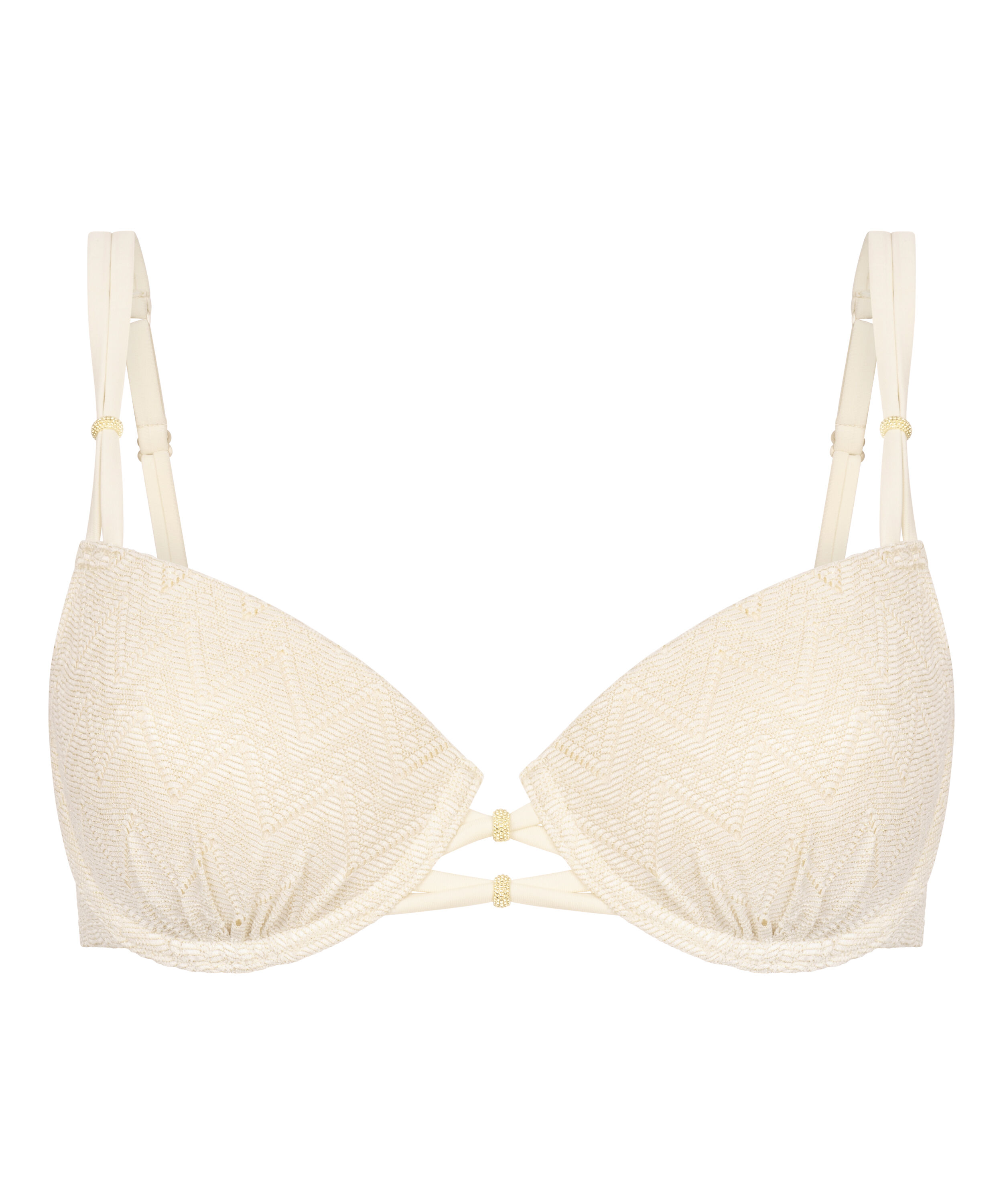 Crochet Bikini Top, Hvit