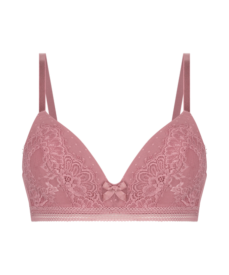 Bessie polstret spileløs BH Pink Ribbon, Rosa