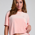 Top Velours Pocket, Rosa