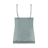 Cami-topp Velours Lace, Bl&aring;