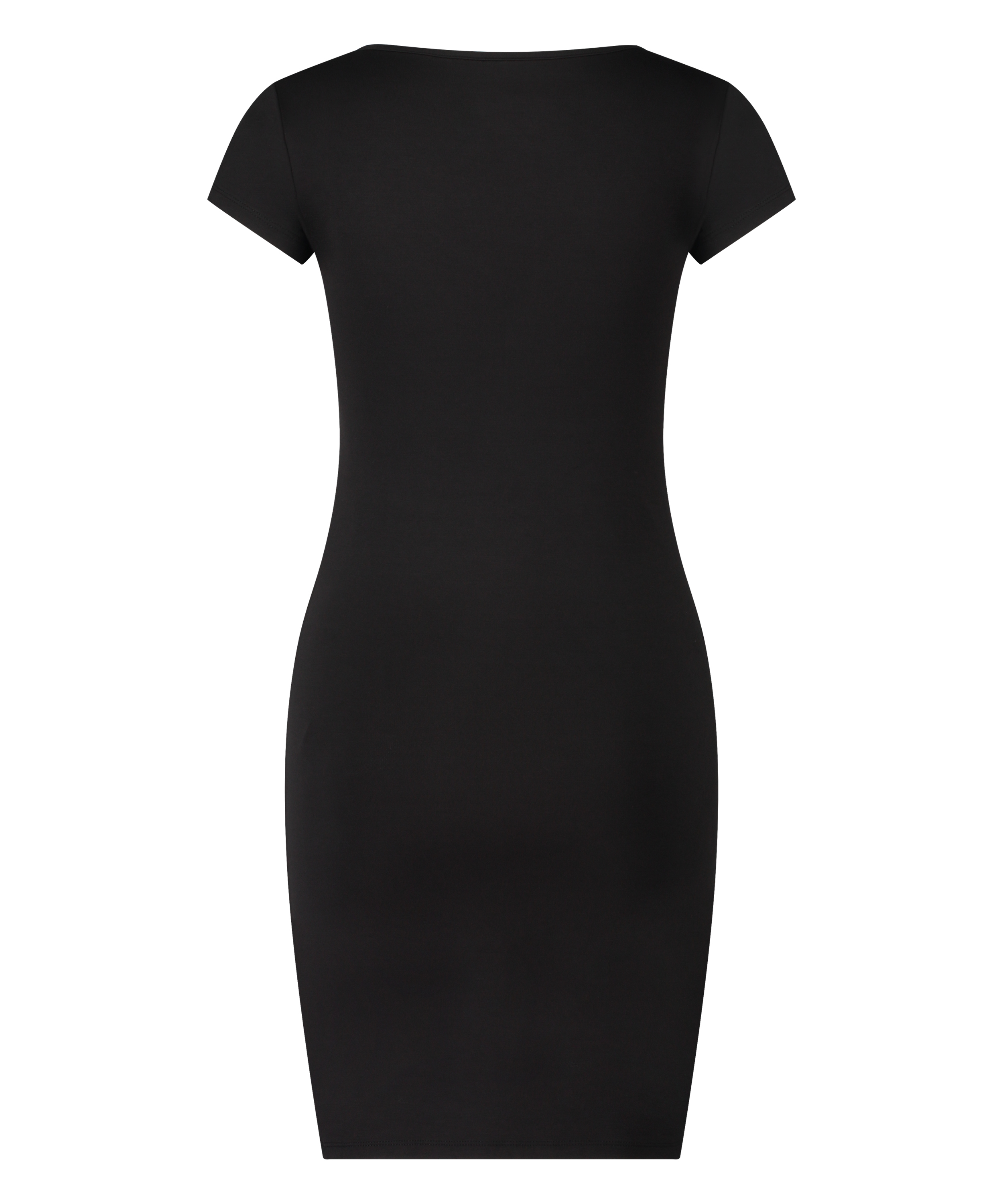 Nattskjorte Henley, Svart, main