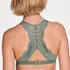Halter racerback bralette, Grønn