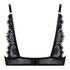Vattert bh med bøyle Mirabella, Svart