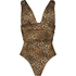 Leopard badedrakt, Brun