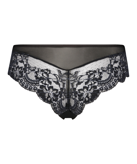 Alisia brasiliansk truse, Svart