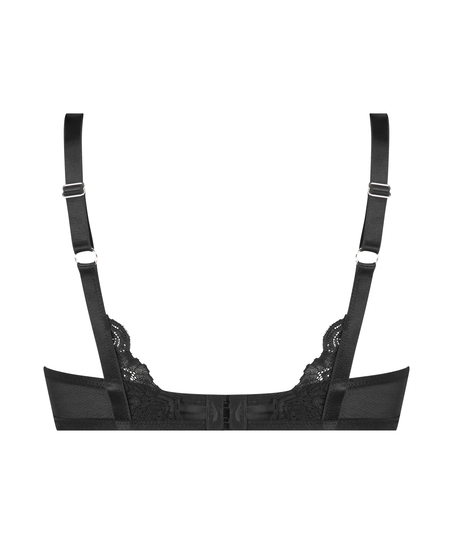 Vattert bh med b&oslash;yle Sienna, Svart