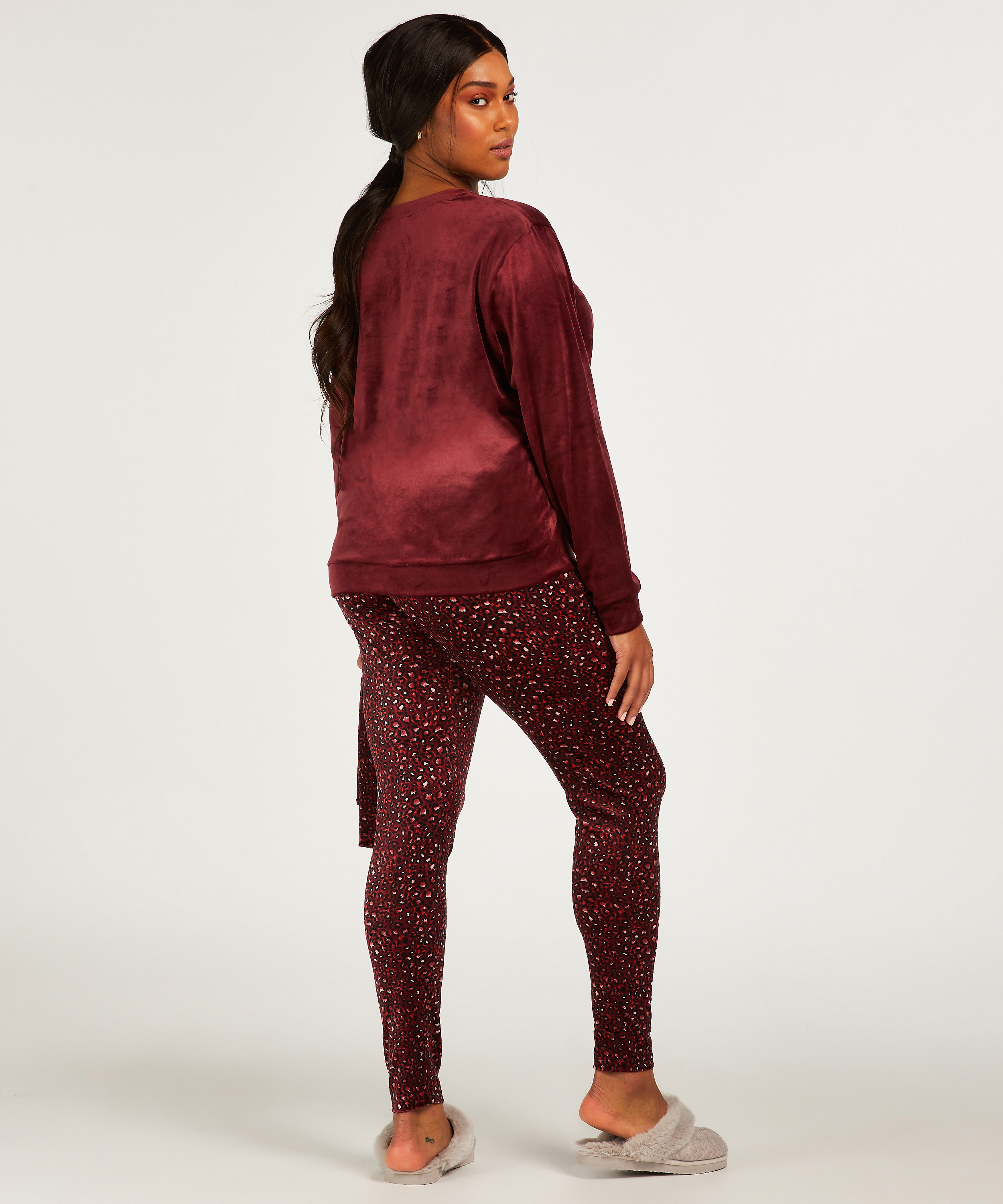 Pyjamaset with Bag, Lilla, main