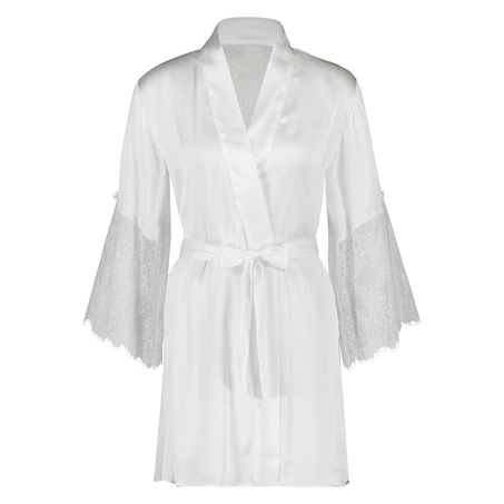 Lily satengkimono, Hvit