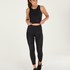 HKMX Naira crop-topp for trening, Svart