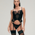 Bustier Isabella, Svart