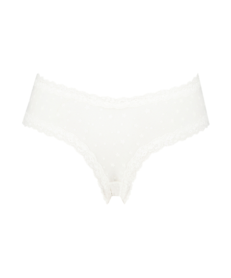 Brasiliansk truse V-shape Mesh, Hvit