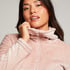 Badekåpe Zip Fleece, Rosa