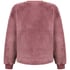 Langermet Topp Fluffy Fleece, Rosa