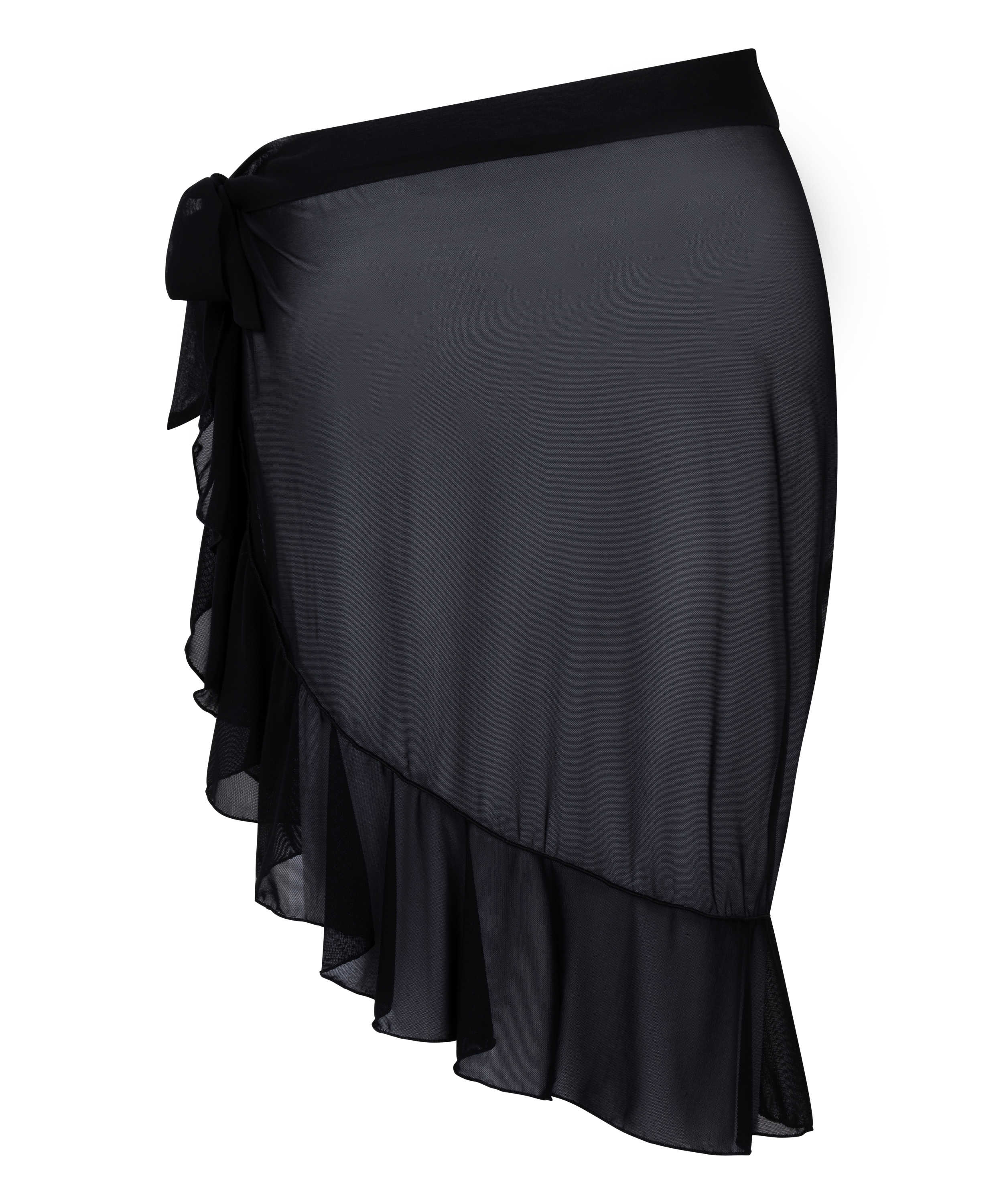 Pareo i mesh, Svart, main