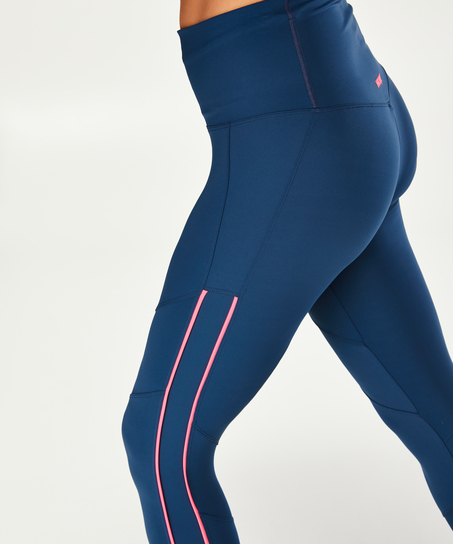 HKMX high-waist sports leggings, Blå