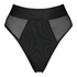 Brasiliansk truse Flexing med høy skjæring, Svart