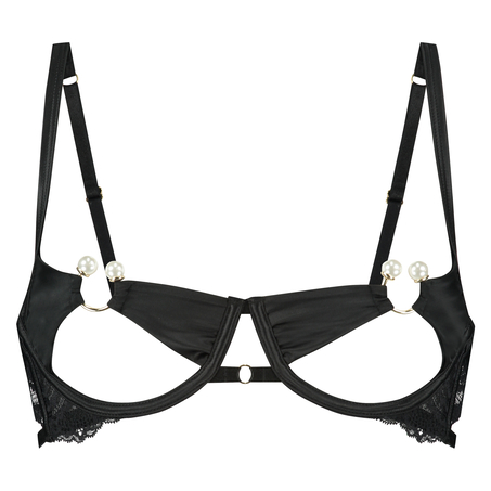 Angelica spile-BH uten polstring, Svart