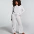 Pyjamabukser Pointelle, Beige
