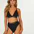 Cutie triangle bralette, Svart