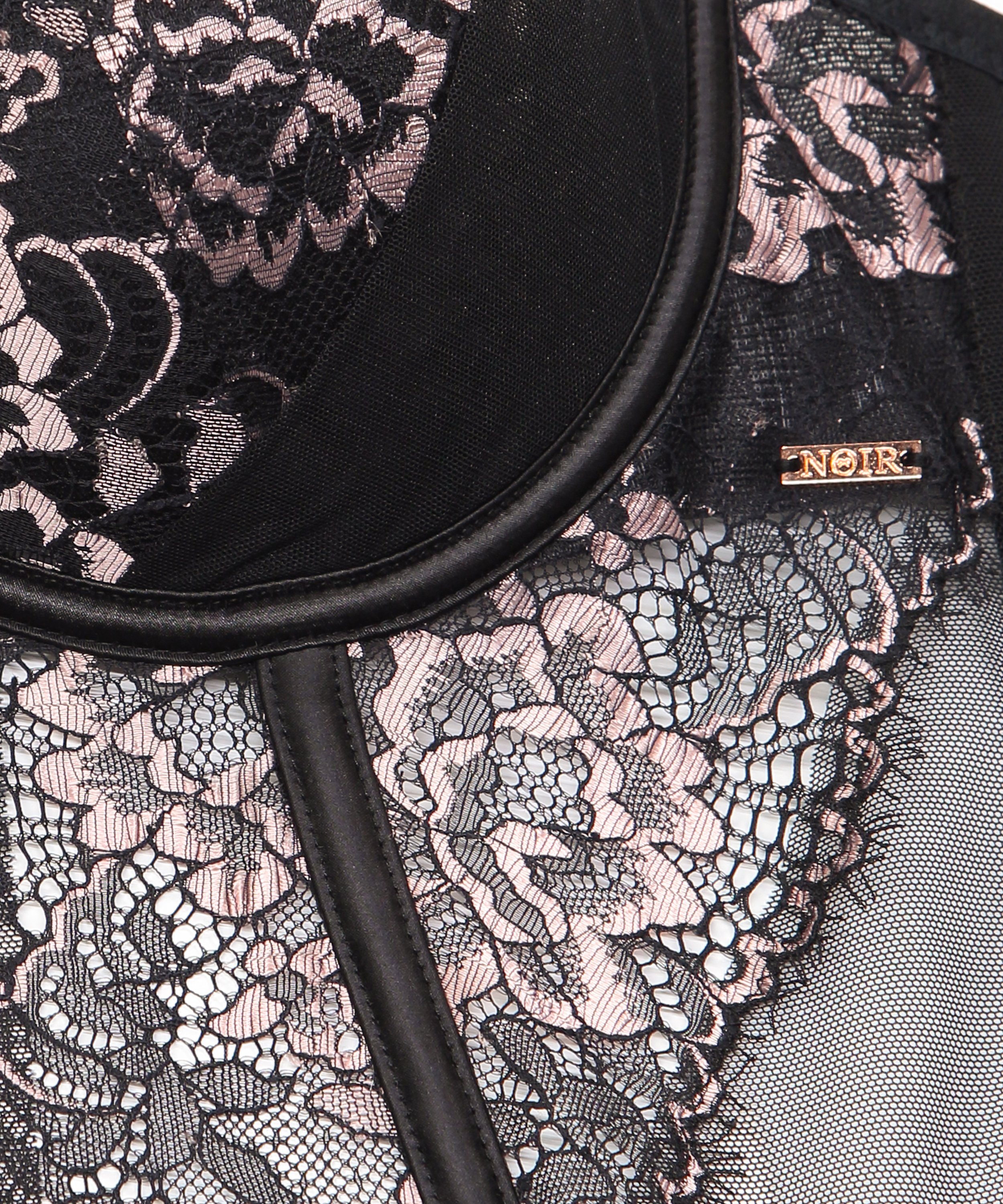 Maria bustier, Svart, main