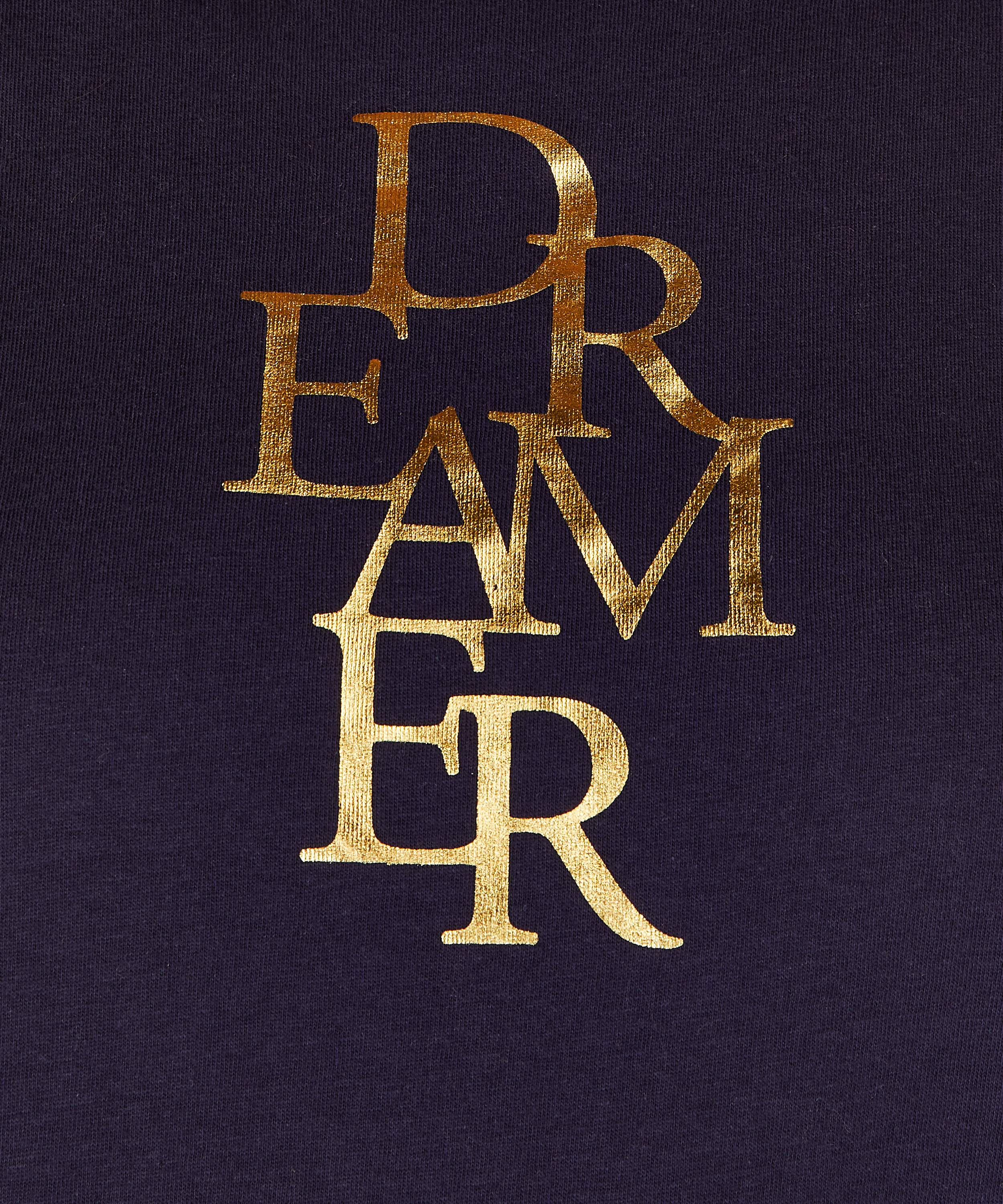 Nattskjorte med rund hals, Bl&aring;, main