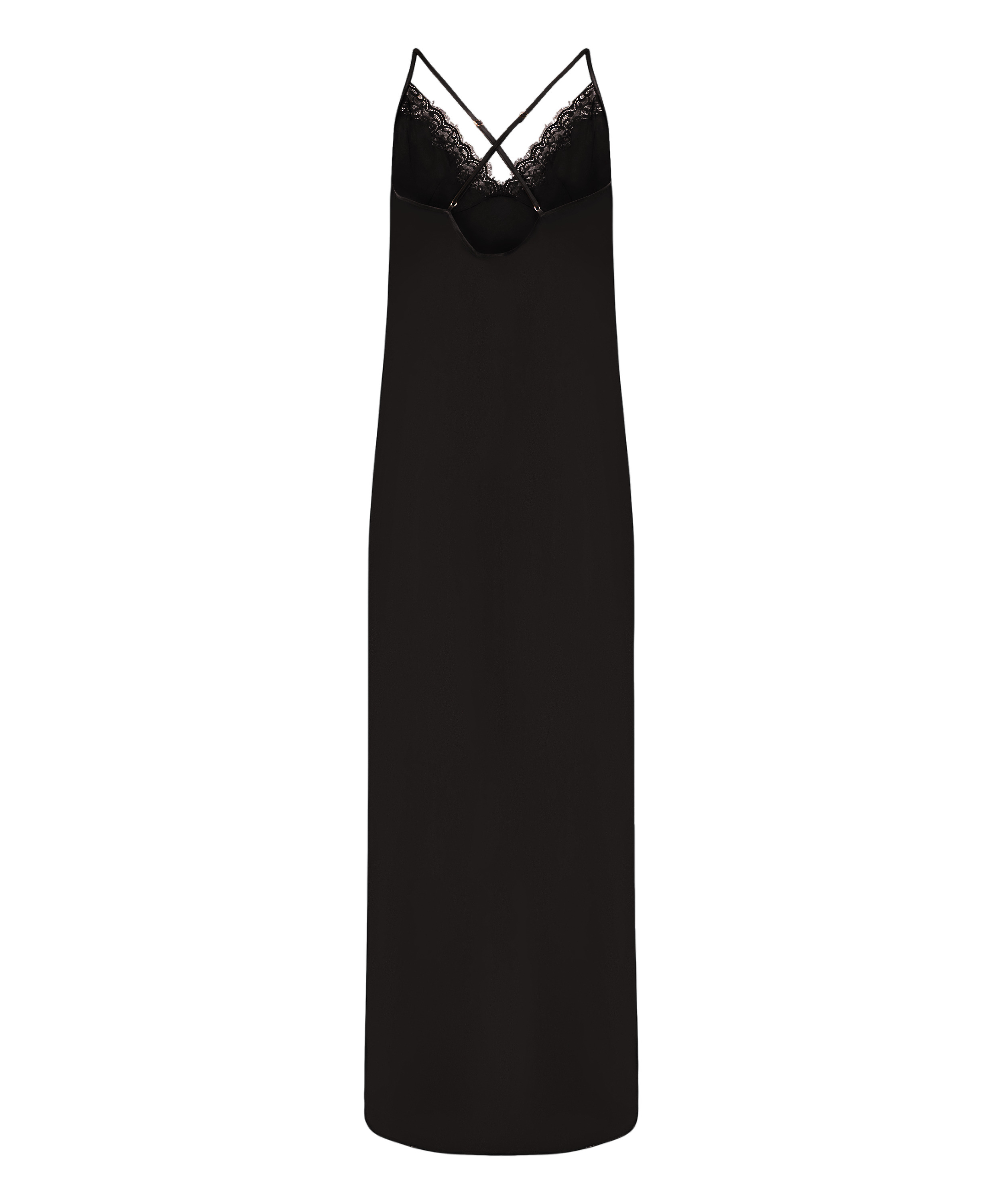 Slipdress Mya, Svart, main