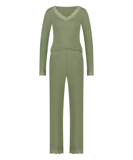 Pyjamasett, Grønn