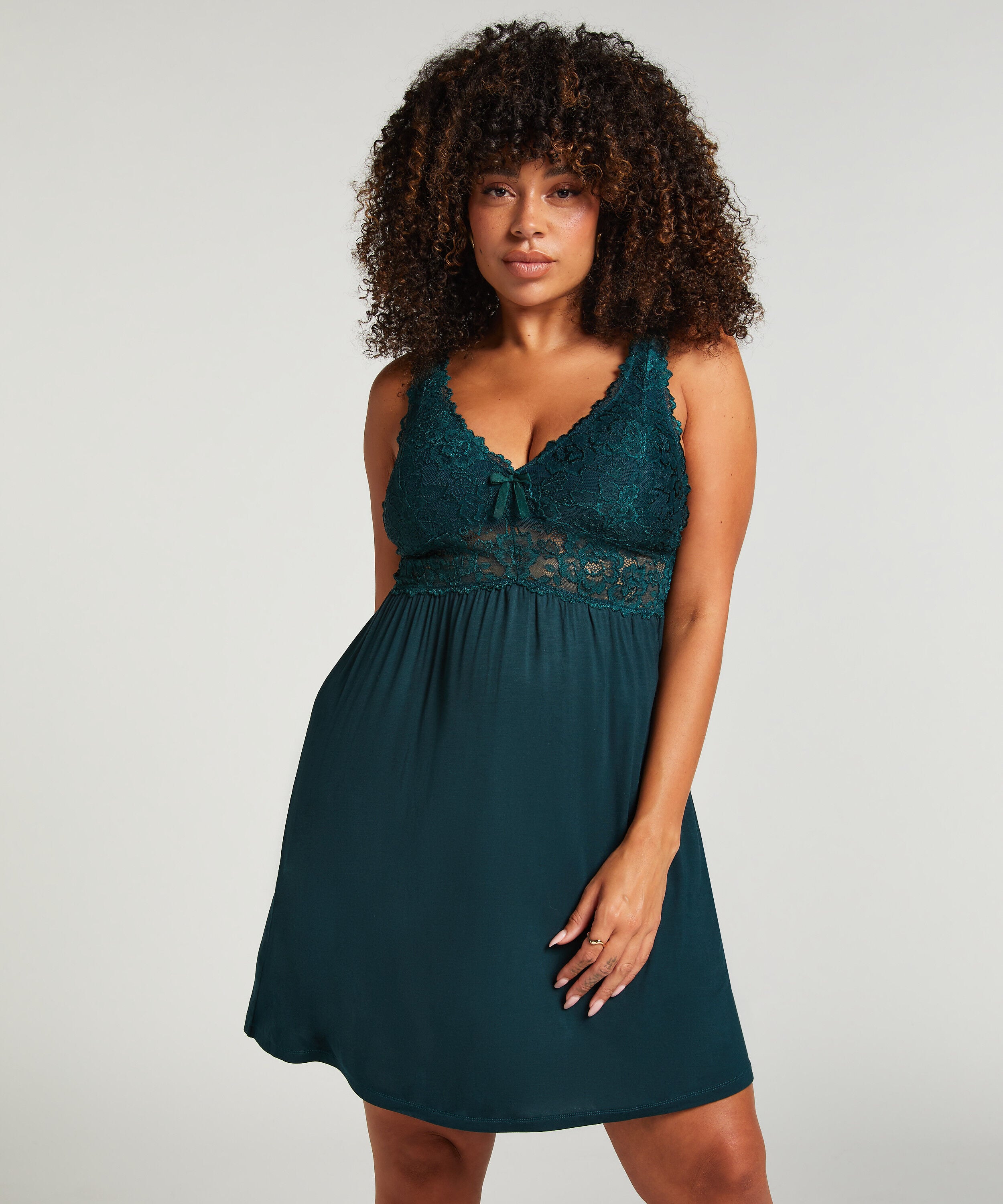 Nattkjole Nora Lace, Grønn