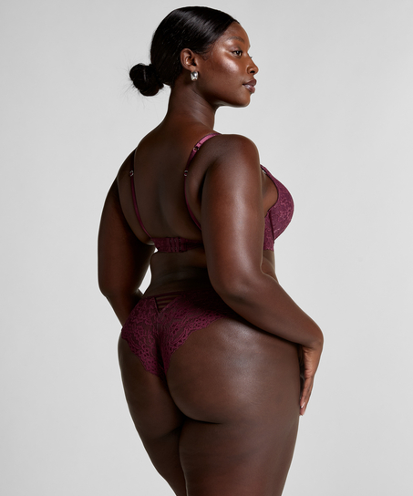 Vattert bh med b&oslash;yle push-up Isadora, R&oslash;d