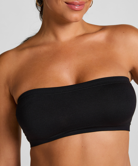 Dide Bandeau-bralette, Svart