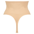 Strammende høylivet thong, Beige