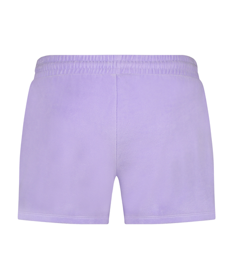 Velours Pocket shorts, Lilla