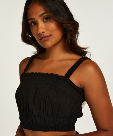 Rysjet Kort topp, Svart