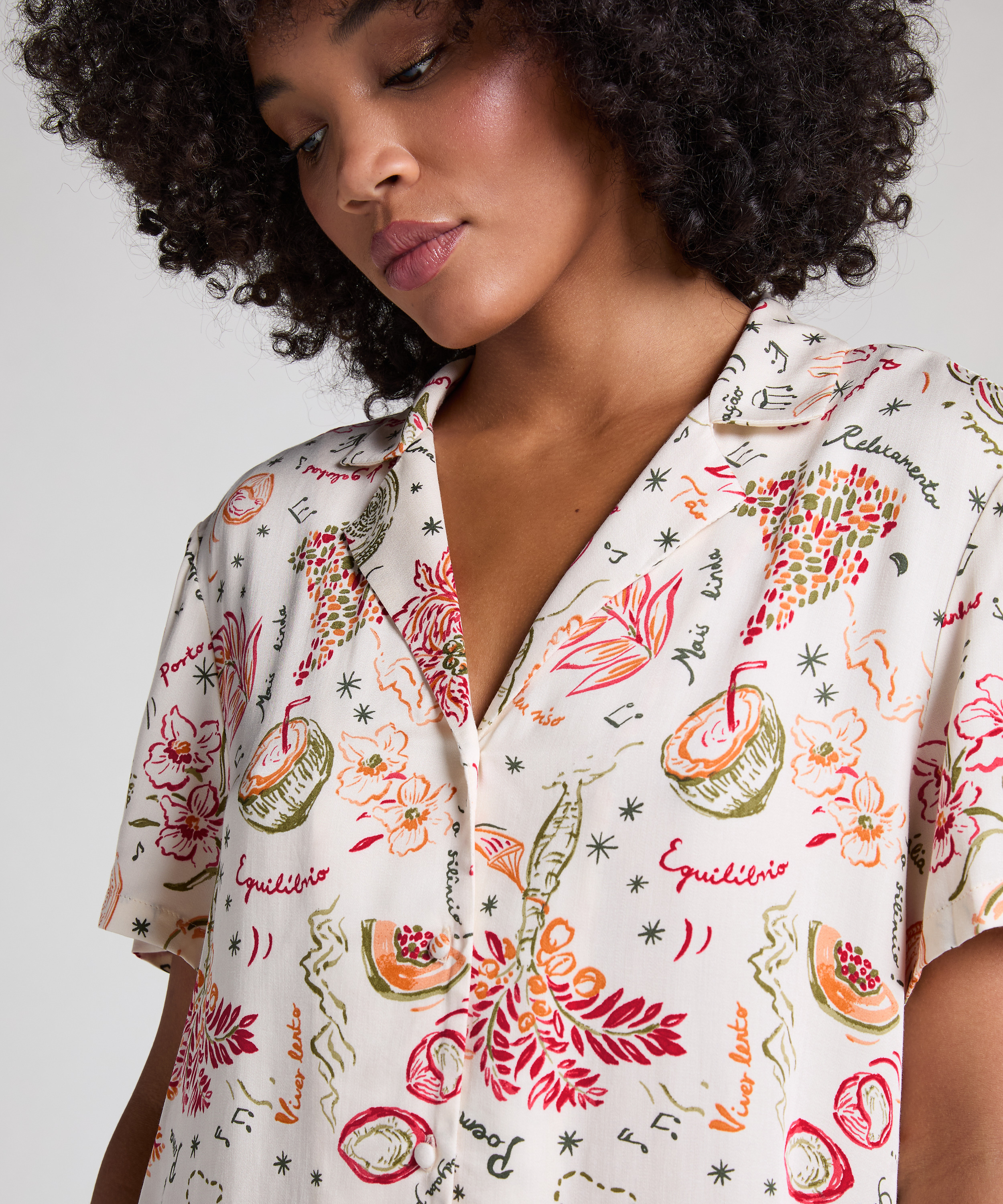 Satengjakke, Hvit, main