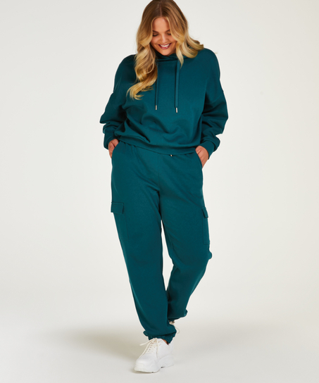 Longsleeved Hoodie, Bl&aring;