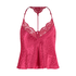 Cami-topp Leopard, Rosa