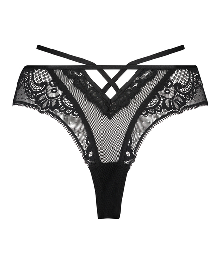 Anita brasiliansk truse, Svart