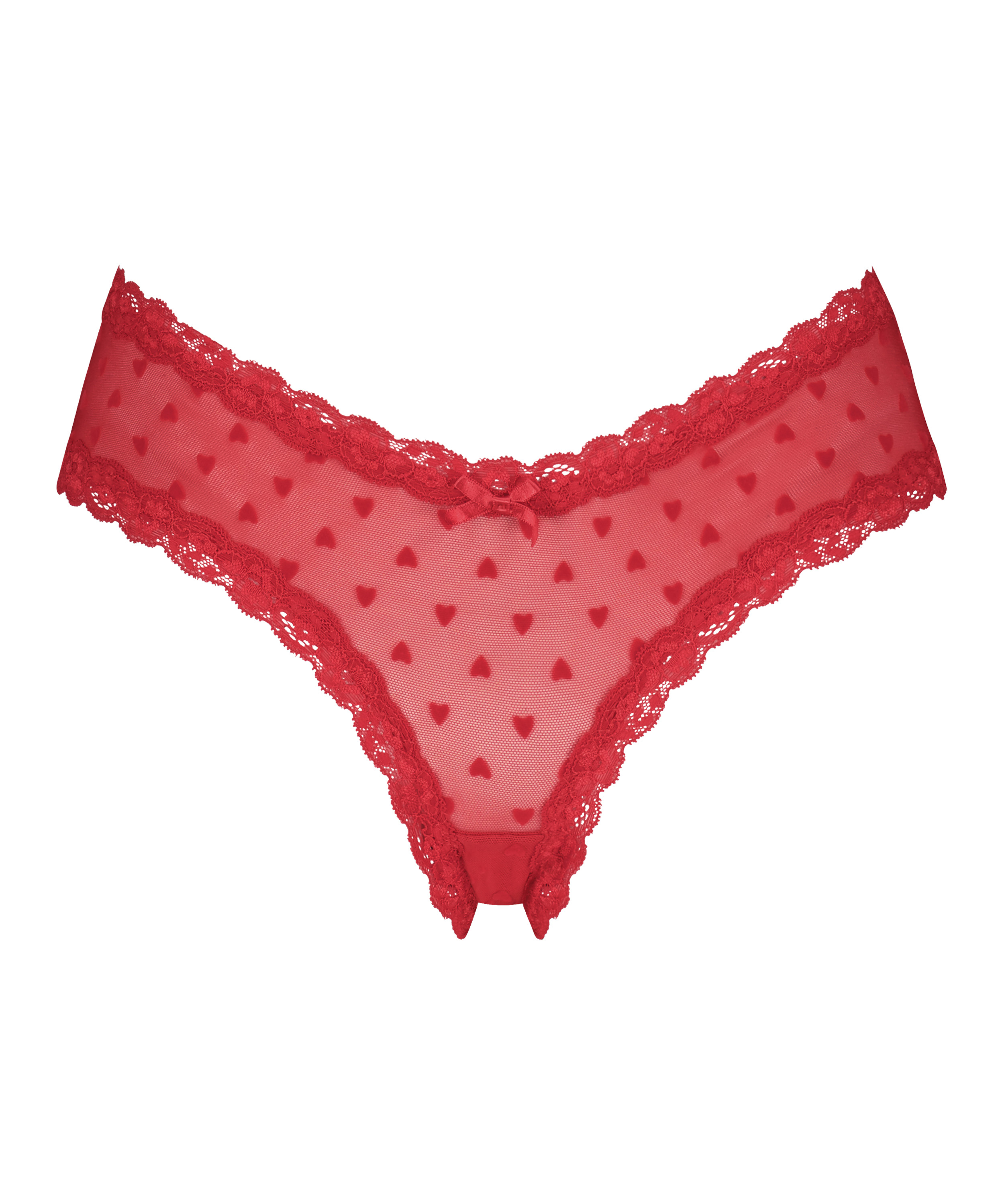 Brasiliansk truse V-shape Mesh, R&oslash;d, main