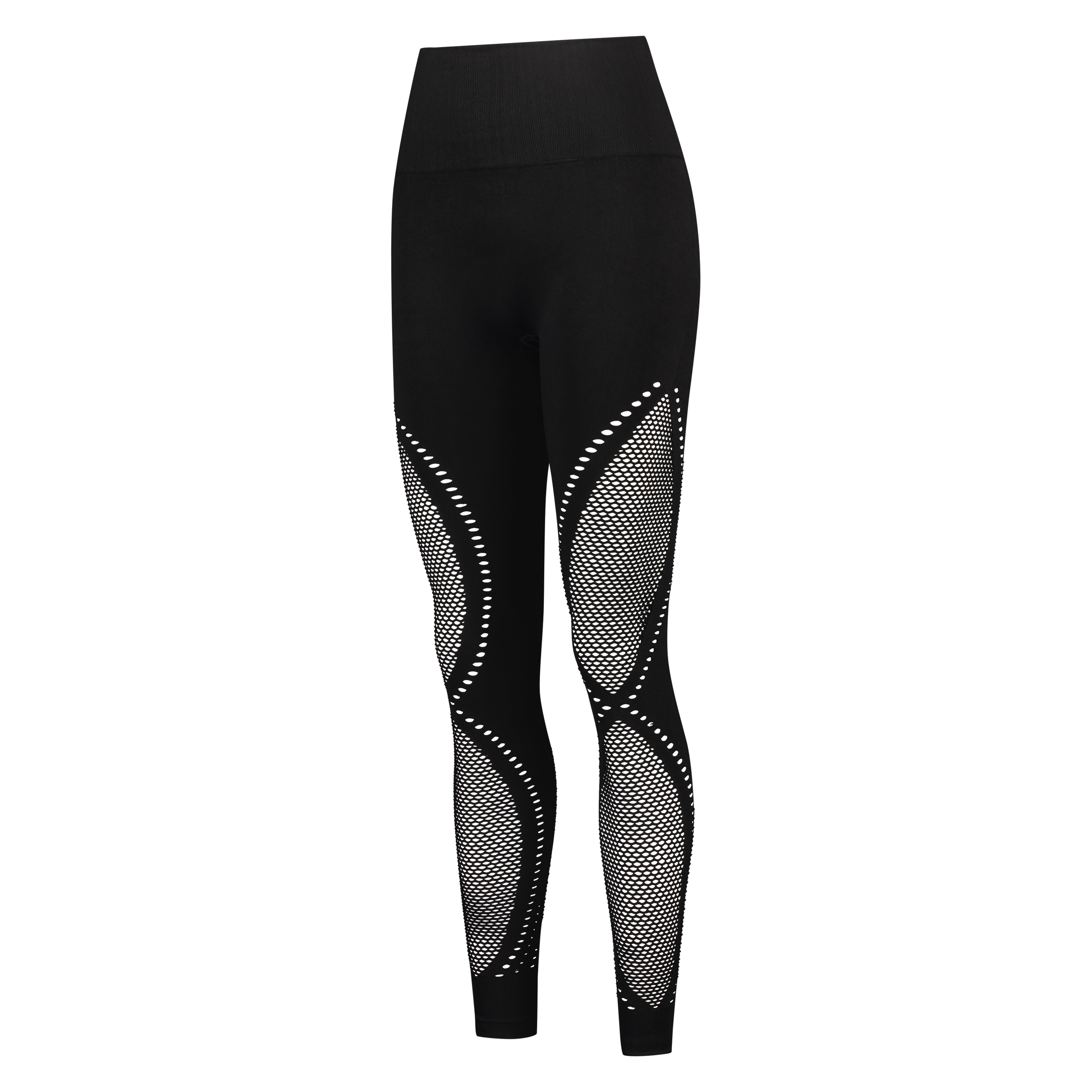 HKMX h&oslash;ylivet sportsleggings Comfort, Svart, main