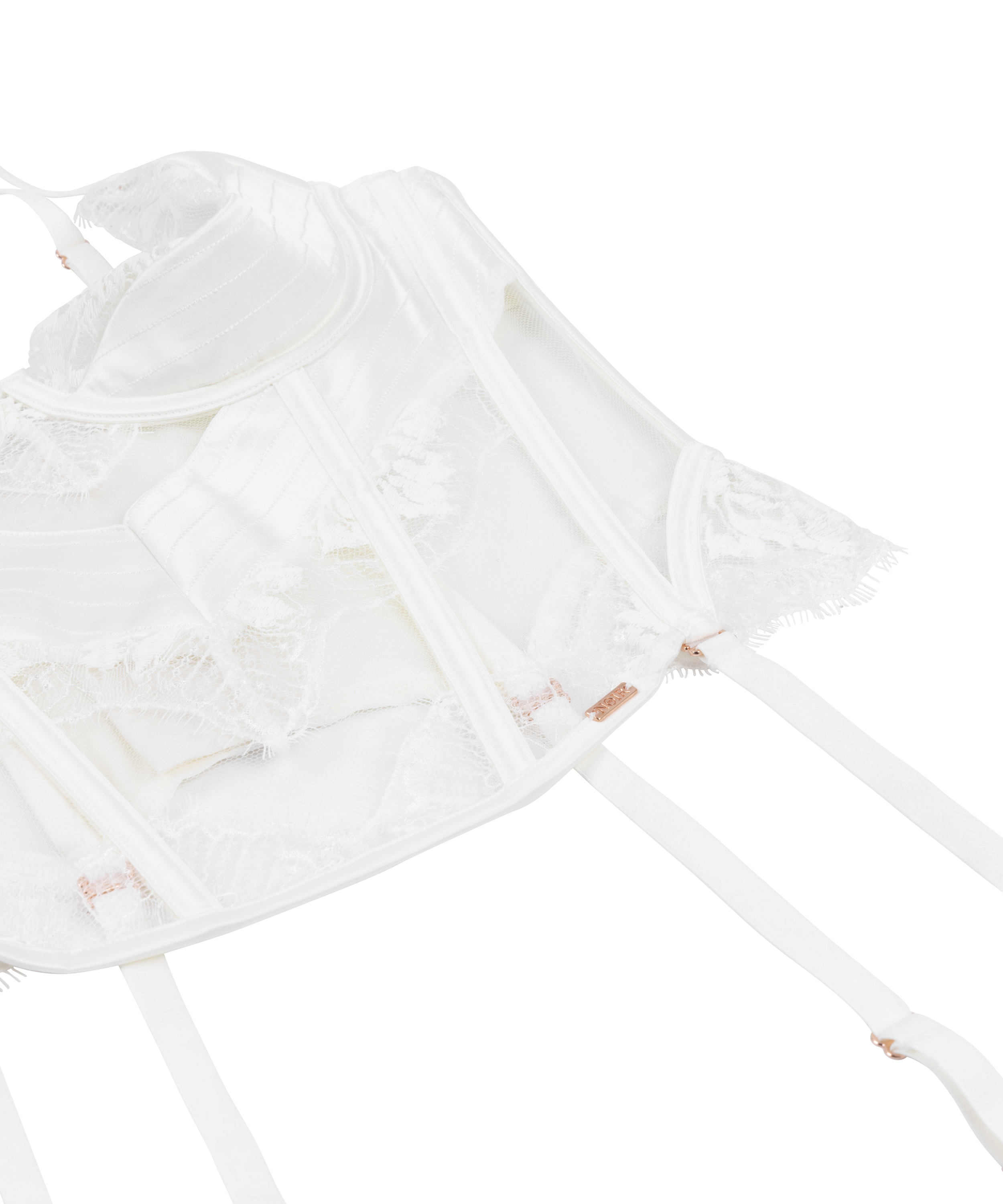 Bustier Tiah, Hvit, main