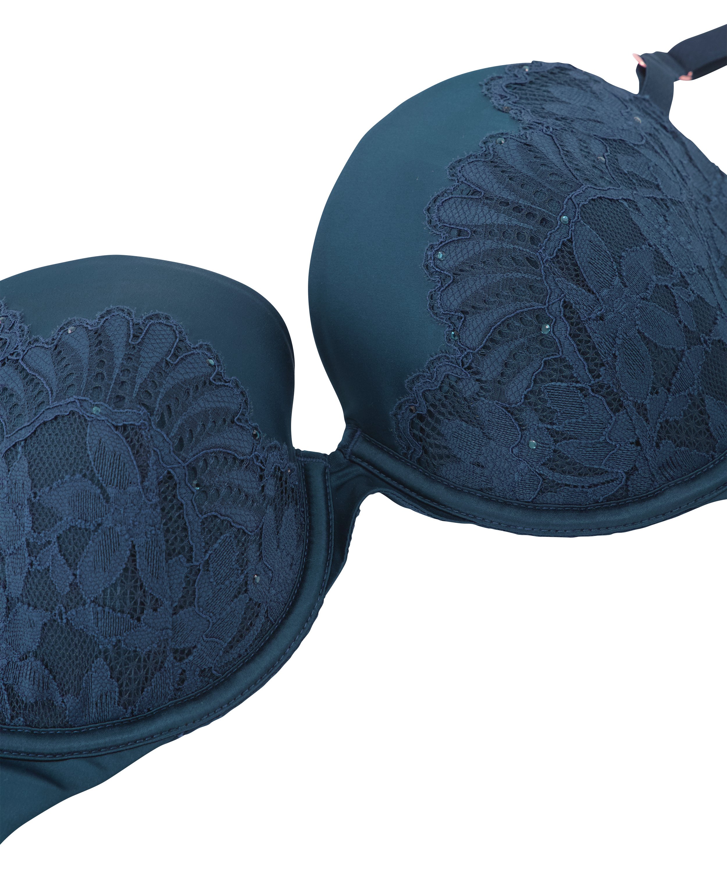 Polstret spile-BH Josien, Blå, main