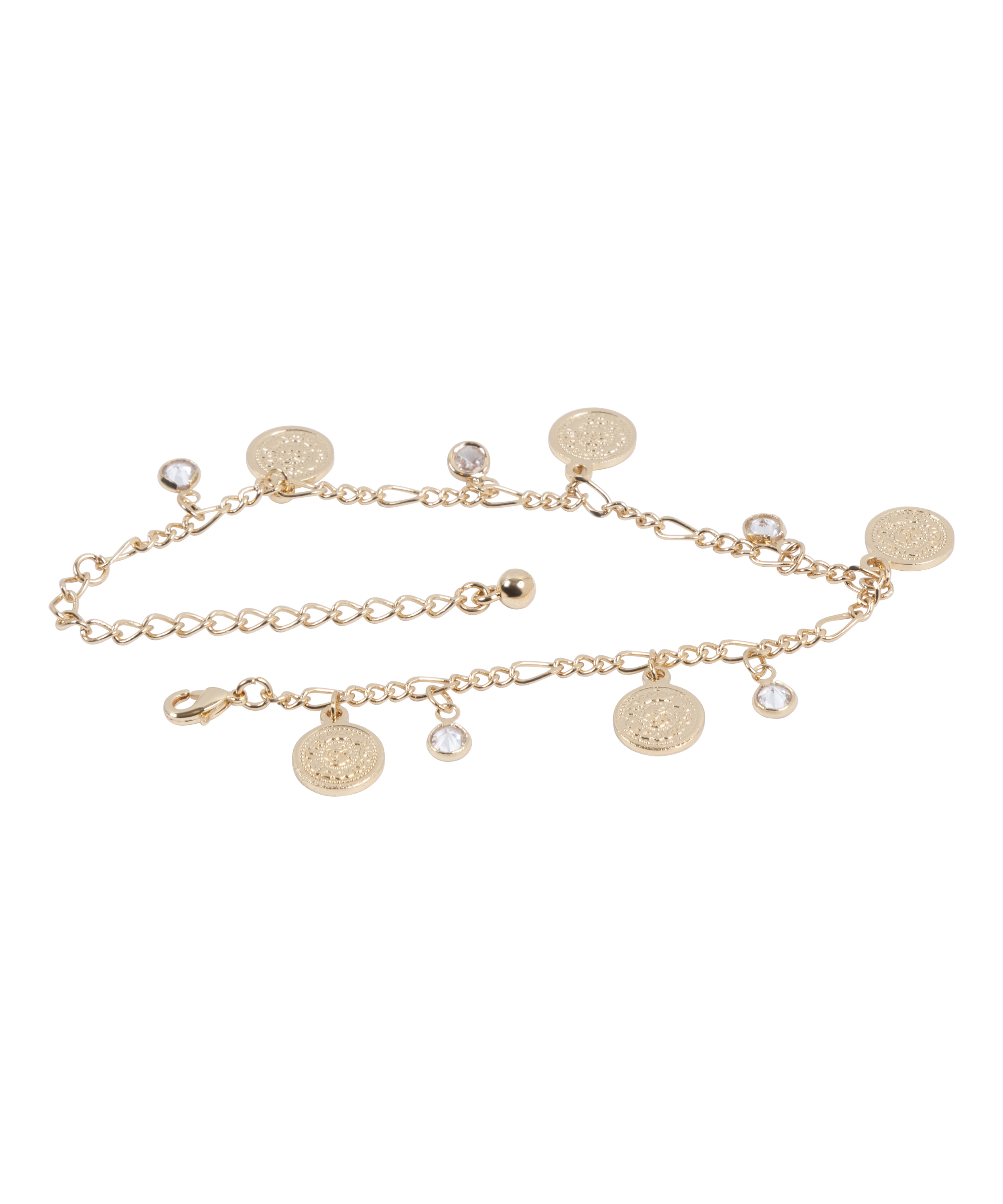 Armbånd med anheng, Gul, main