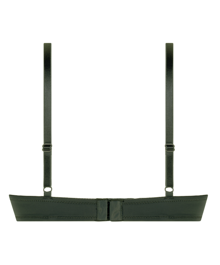 ﻿Vattert bh med bøyle Plunge, Grønn