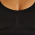 Marine sømløs bralette, Svart