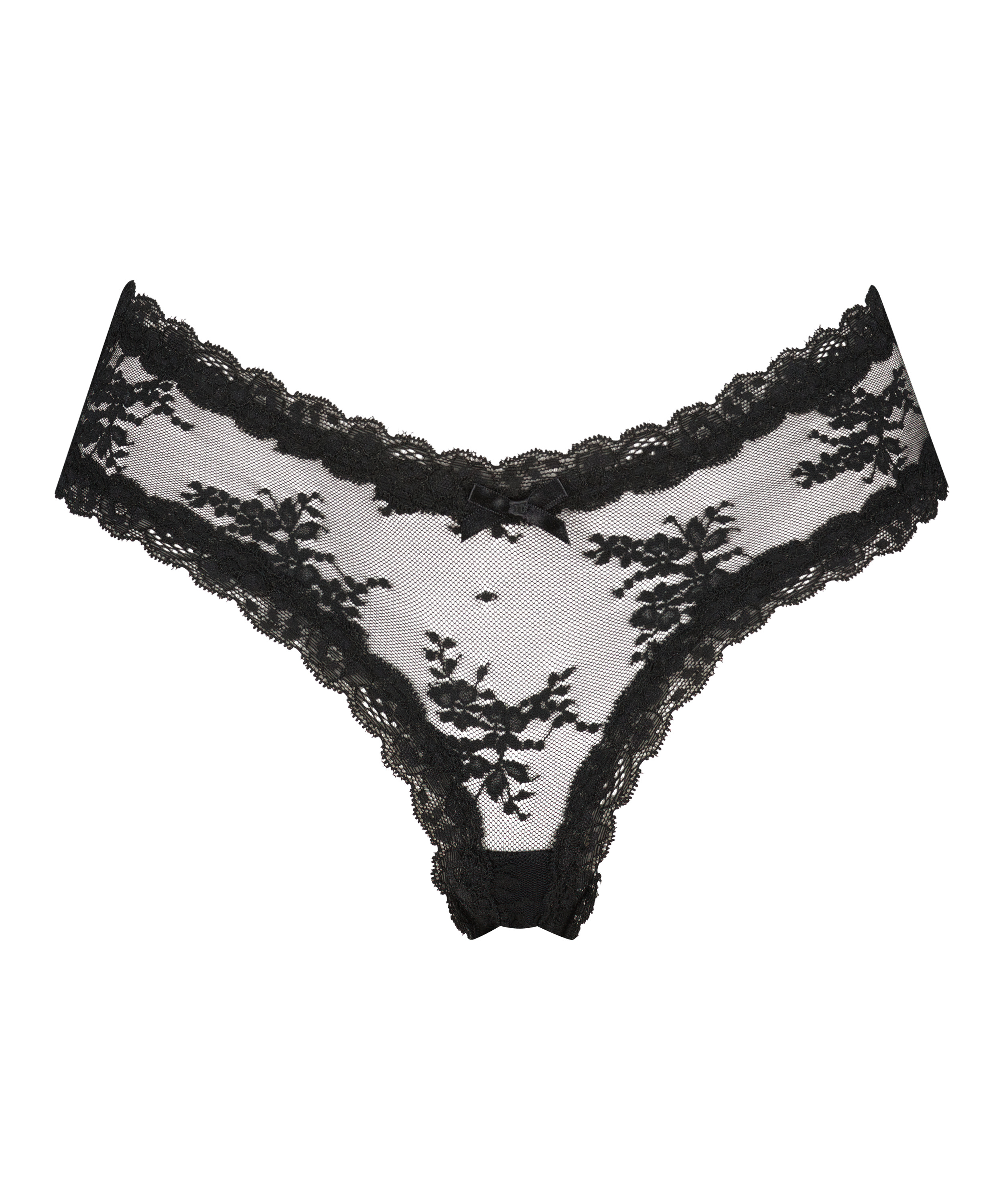 Brasiliansk truse V-shape Mesh, Svart, main