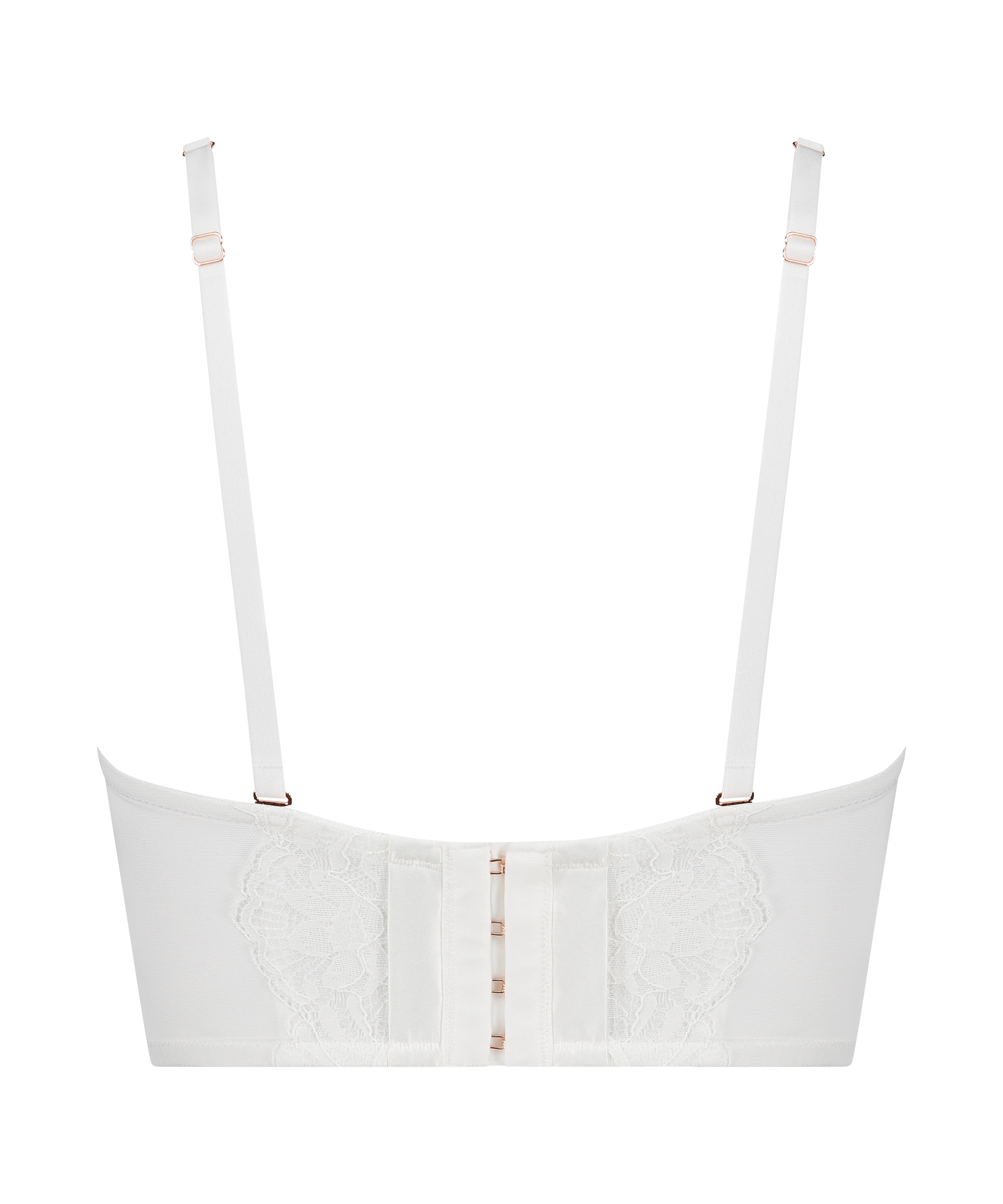 Polstret stroppelø BH med spiler Jamie, Hvit, main